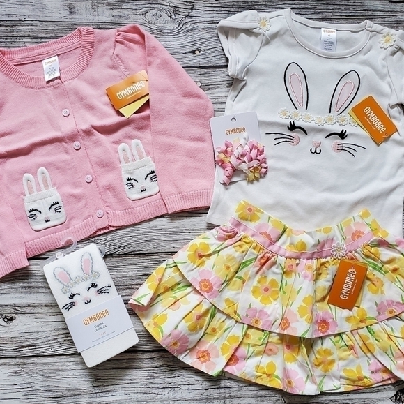 Gymboree Spring Jubilee Easter Set Size 3T NWT - Picture 1 of 5